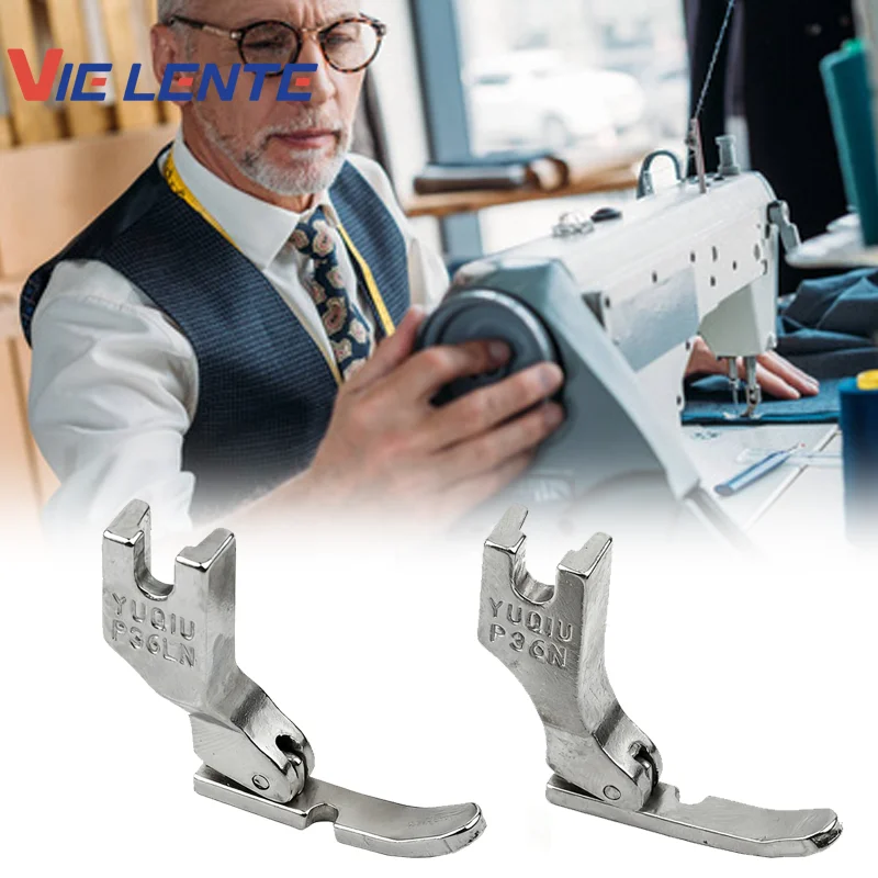 Sewing Machine Accessories Parts Invisible Zipper Presser Foot for Industrial Machine Unilateral Concealed Flat Car Single-Sided
