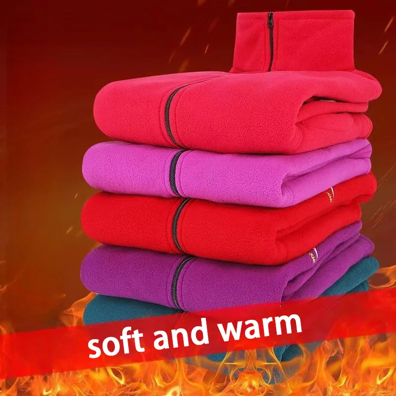 เสื้อแจ็คเก็ตขนแกะสำหรับผู้หญิงสำหรับฤดูใบไม้ร่วงและฤดูหนาว เสื้อท็อปที่ให้ความอบอุ่นแบบหนา เสื้อสเวตเชิ้ตที่ให้ความอบอุ่นสีทึบเรียบง่ายสำหรับผู้หญิงวัยกลางคน เสื้อแจ็คเก็ตสเวตเชิ้ต