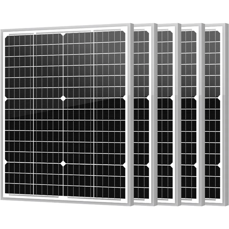 

5-Pack 35W 12V Monocrystalline Solar Panels 10BB - High-Efficiency PV Modules for Off-Grid Systems, RV/Boat/Camper/Trail