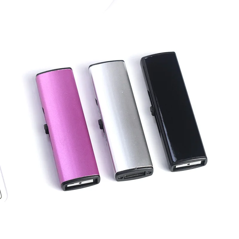 Newest Metal Side Push Cigarette Lighter USB Rechargeable Lighter Personalized Creative Ultra-thin Electronic Cigarette Lighter