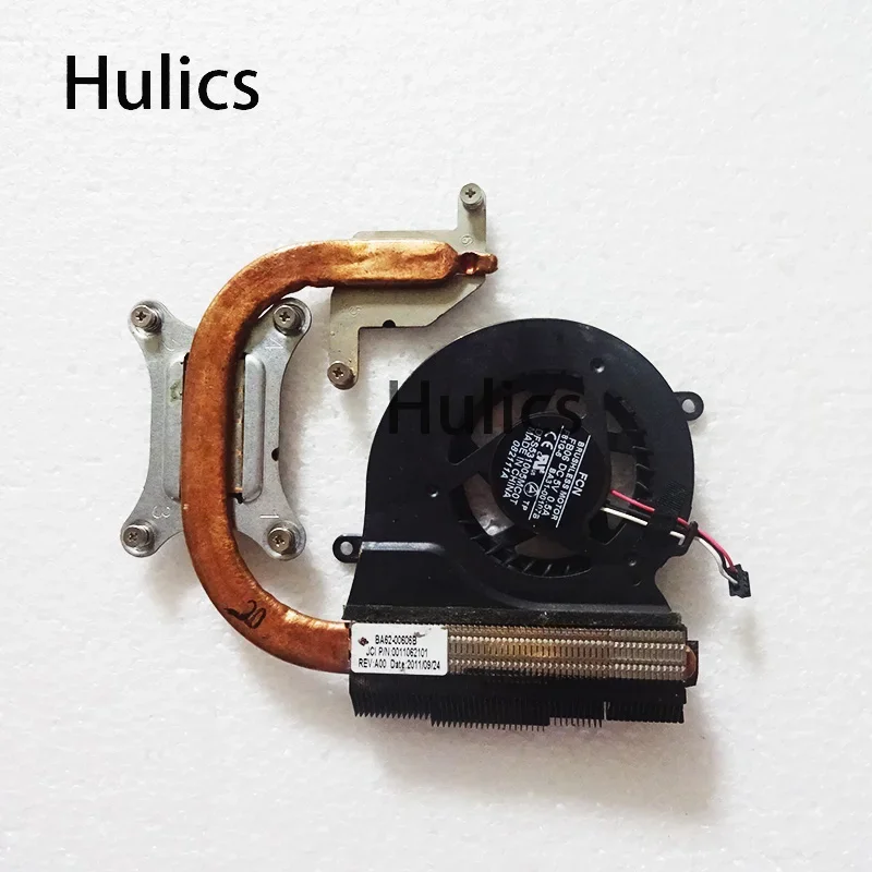 Hulics Used Laptop Cpu Heatsink Cooling Fan For Samsung NP300E4A NP300V4A NP305E5A NP300E5A NP300E5C BA62-00606B BA62-00639B