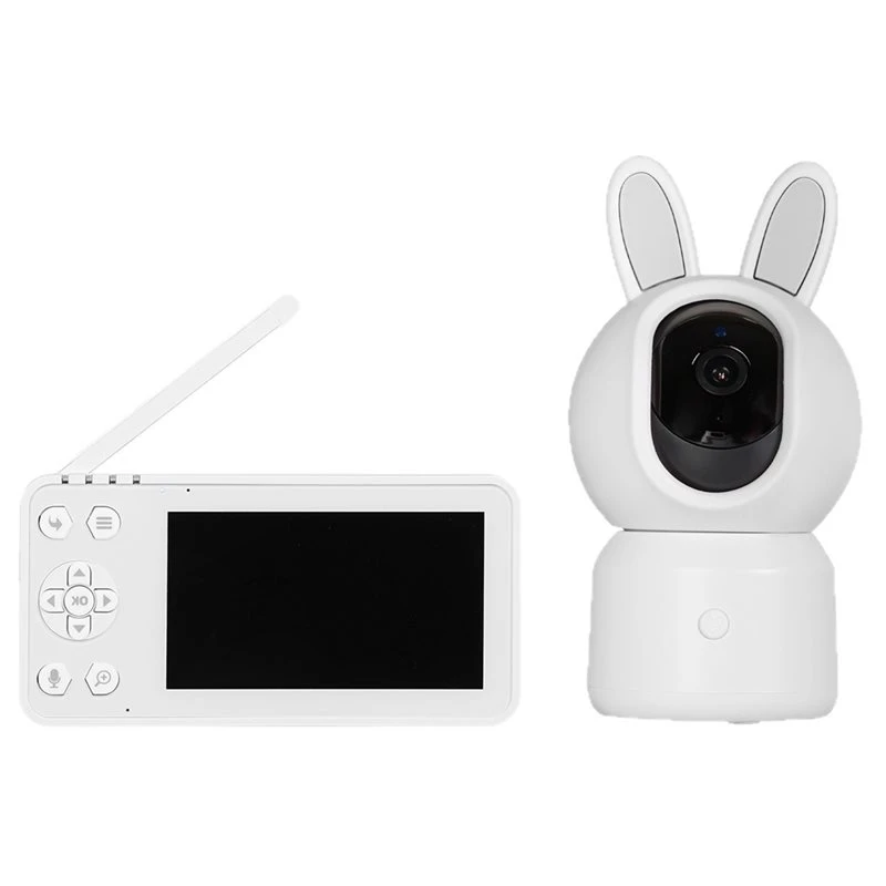 B16C-4.5Inch Video Baby Monitor 2MP Wifi Security Camera With Temperature Gentle Light Soothing Lullabies For Home A