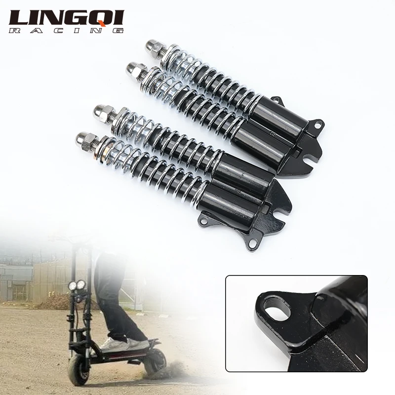 

LINGQI RACING переднее колесо гидравлический пружинный амортизатор для электрического внедорожного скутера Kugoo Dirt Pit горный велосипед MTB