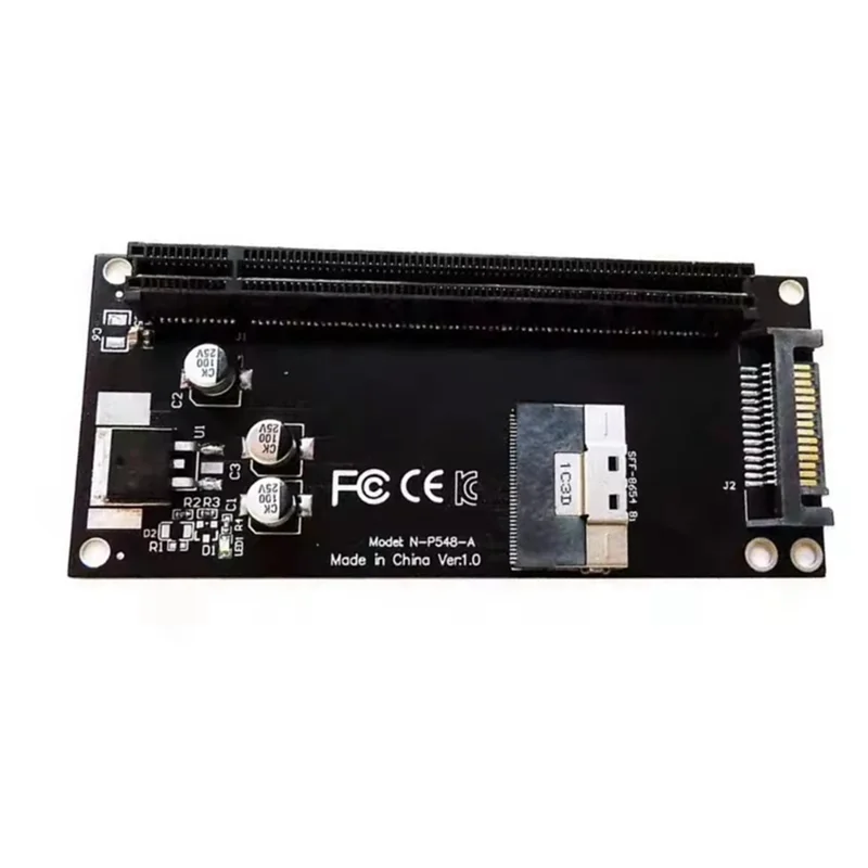 AEE7-SFF-8654 8I para Pcie 4.0 X16 Adaptador de placa gráfica externa para placa principal Acessórios de computadores DIY