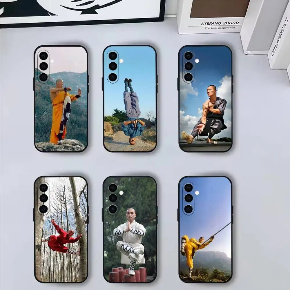 

S-Shaolin K-Kung F-Fu Phone Case For Samsung Galaxy A73,A72,A71,A70,A53,A52,A51,Others Soft Black Cover