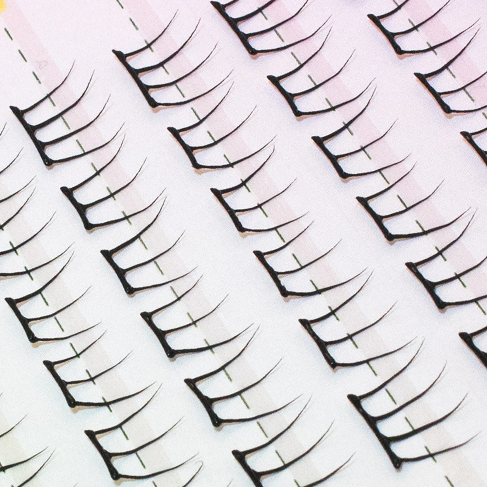 Koreaanse stijl Wimpers Natuurlijke zachte Dunne valse Wimper extenstons W vorm Piekerige nep Wimpers Voor Vrouwen dagelijkse wimper Party Make-Up