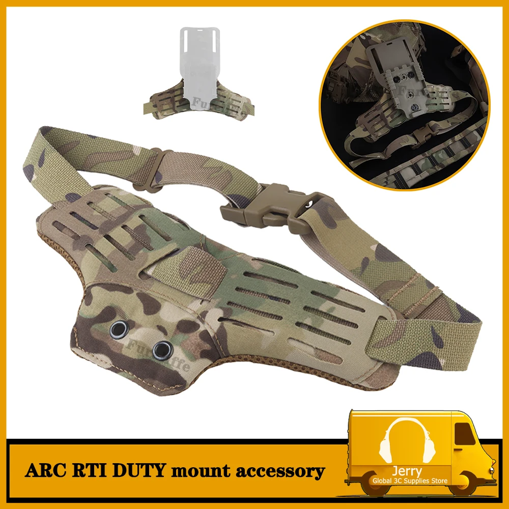 

ARC RTI DUTY mount accessory thigh strap base quick pull holster adapter MOLLE mounting functional pouches tactical belt hunting