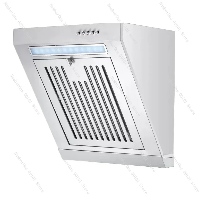 Mini 230W Mini Side Suction Range Hood Stainless Steel Panel Hanging Household Ventilator 380mm Kitchen Exhaust Cooker Hoods