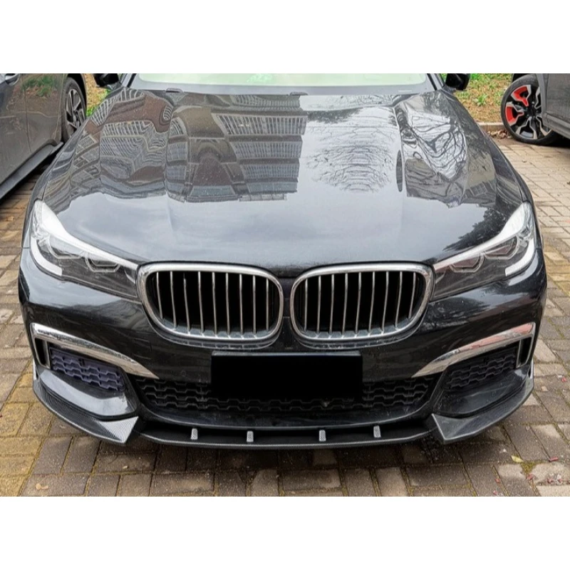 For BMW 7 Series G11 G12 M Sport 2016-2018 Pre-LCI Front Bumper Lip Front Splitter Spoiler Exterior Modified Car Accessories