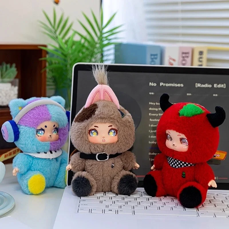 Auf Lager 15 cm Die Hexe Serie Vinyl Puppe Plüsch Spielzeug Rucksack Anhänger Gefüllte Plüsch Spielzeug Cartoon Anime Nettes Geschenk für Kinder Freunde
