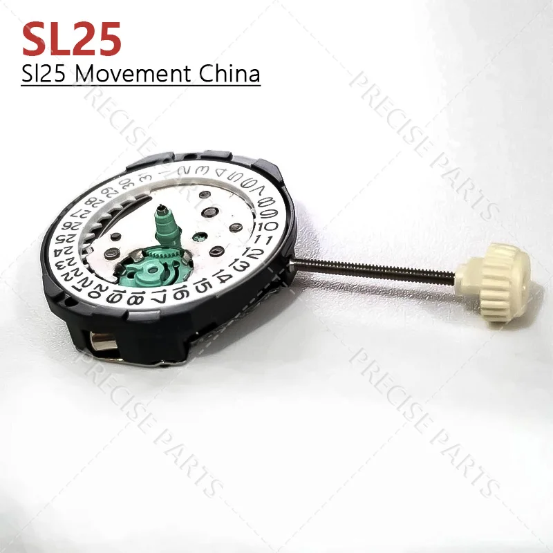 SL25 Movement China sl25-3 Quartz Movement Calendar Date Display Watch Wristwatch Part Repair Accessories