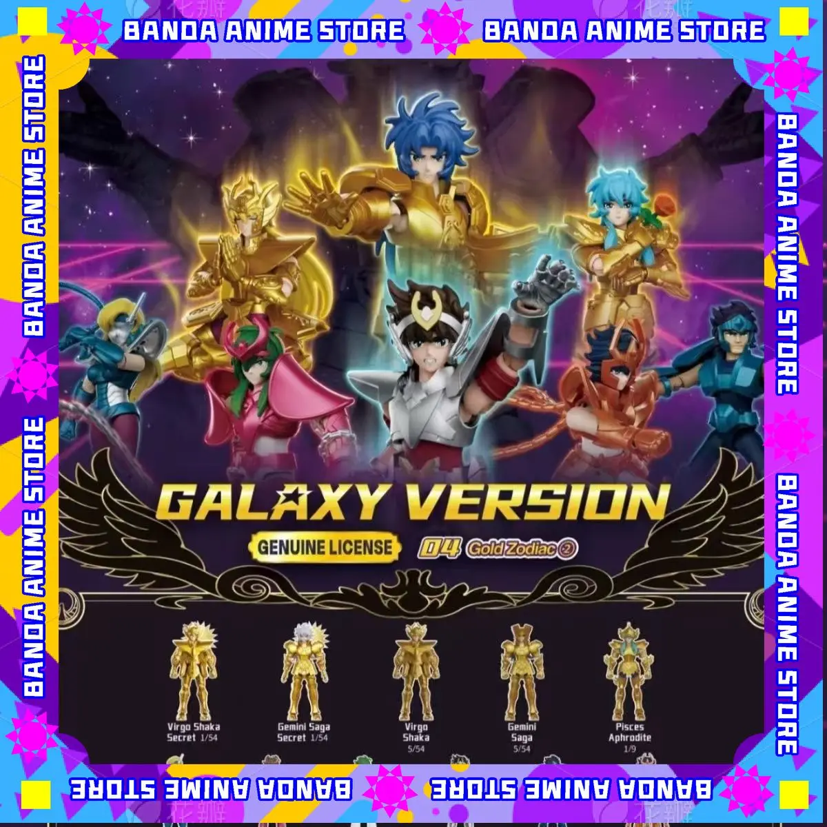 

В наличии: Фигурки Blokees Saint Seiya Galaxy Version GV04 (Афина, Овен, Му, Айолия, Алдебаран, Кики, Ширю, Льонет, Бан) — детская игрушка, подарок