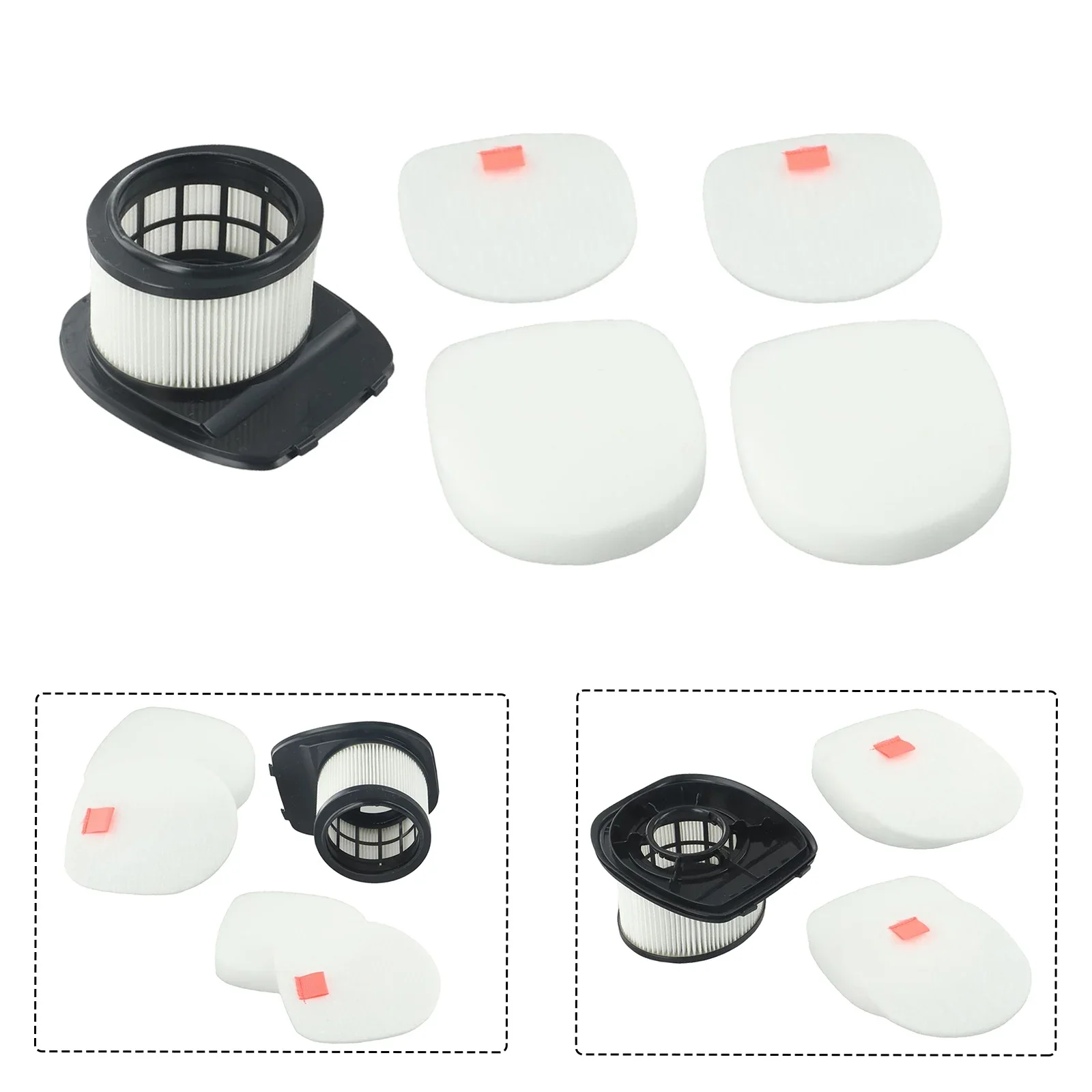 1 Set Filters Kit For SHARK IZ201 IZ251 Anti Hair Wrap Cordless Vacuum Cleaner Spare Parts Replacement Accessories