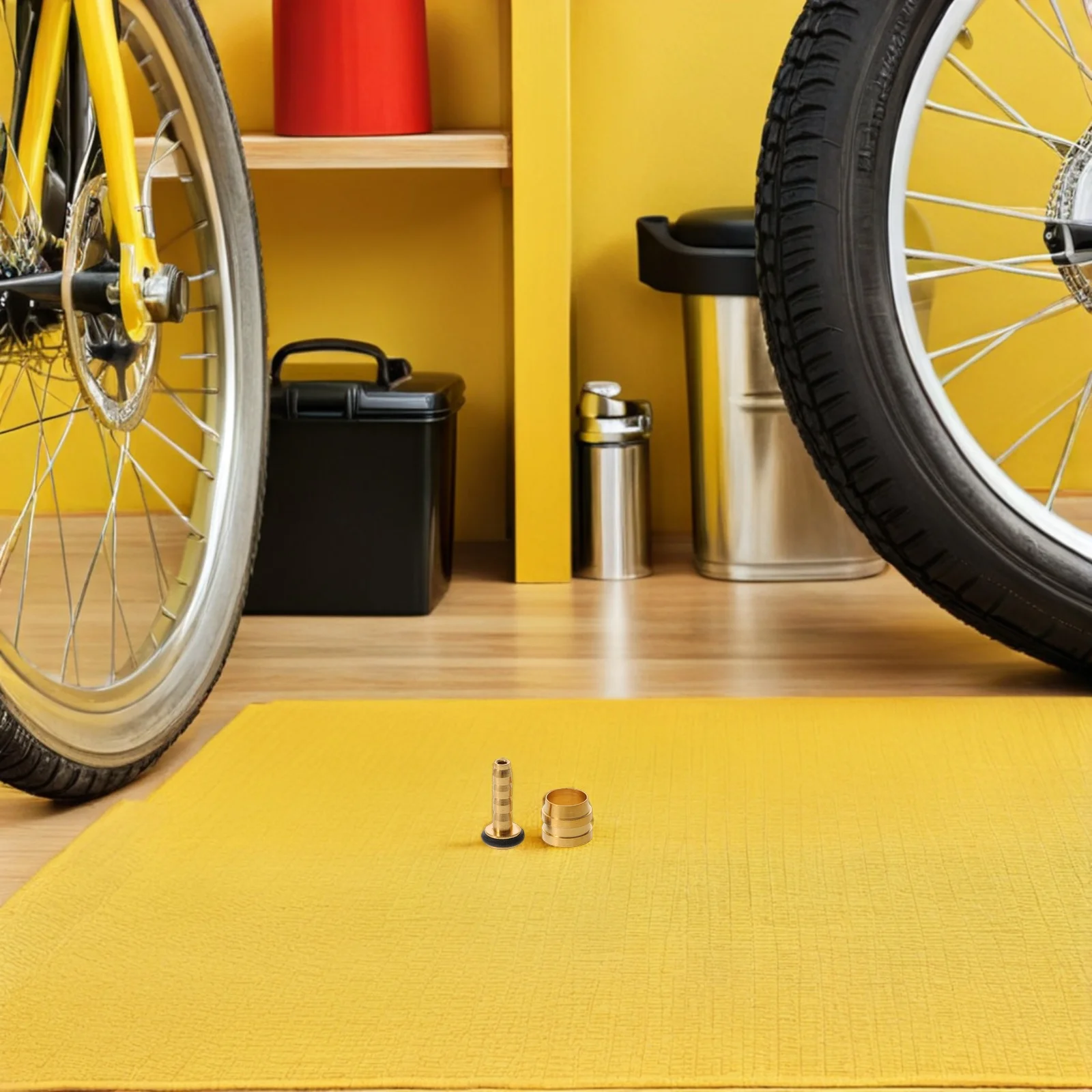 

8Set Bike Hydraulic Disc Brake Oil Needle Olive Insert Kit Mountain Bicycle Brake Hose Connector Repair Tool Leakproof Copper