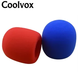 2pcs Wireless Wired Microphone Sponge Cover Soft Foam Microphone Recording Studio Equipment Foam Windscreen for Shure Microphone