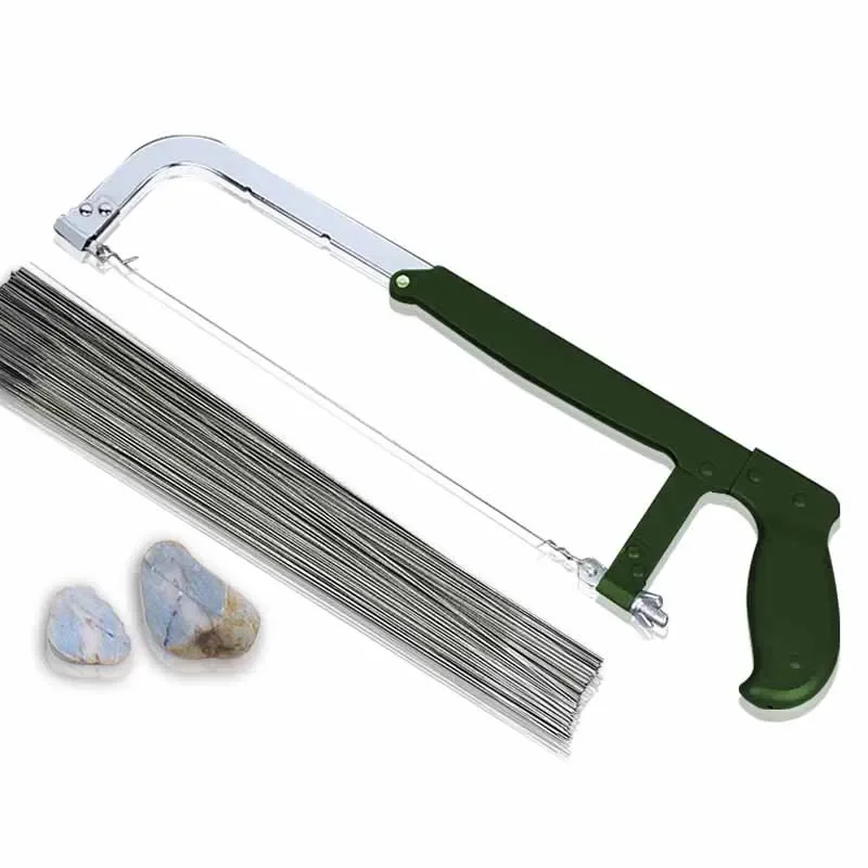 1-5 Pcs Diamond Wire Saw Blade Saw Strips Length 400mm For Cutting Jade Metal Ceramic Resin Jewelry Saw Blades