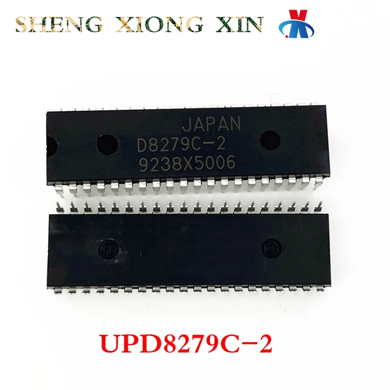 5pcs/Lot 100% New UPD8279C-2 DIP-40 Programmable Keyboard Display Chip UPD8279C UPD8279 8279 Integrated Circuit