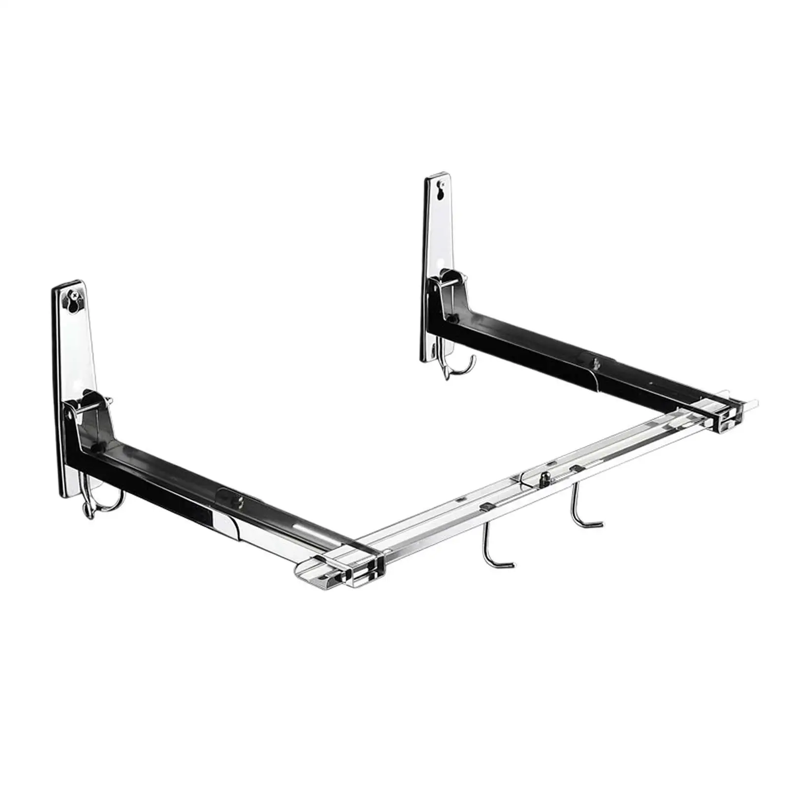 Foldable Microwave Shelf Universal Microwave Oven Wall Mount Bracket Stretch Rack for Office Dining Room Kitchen Cafe Microwave