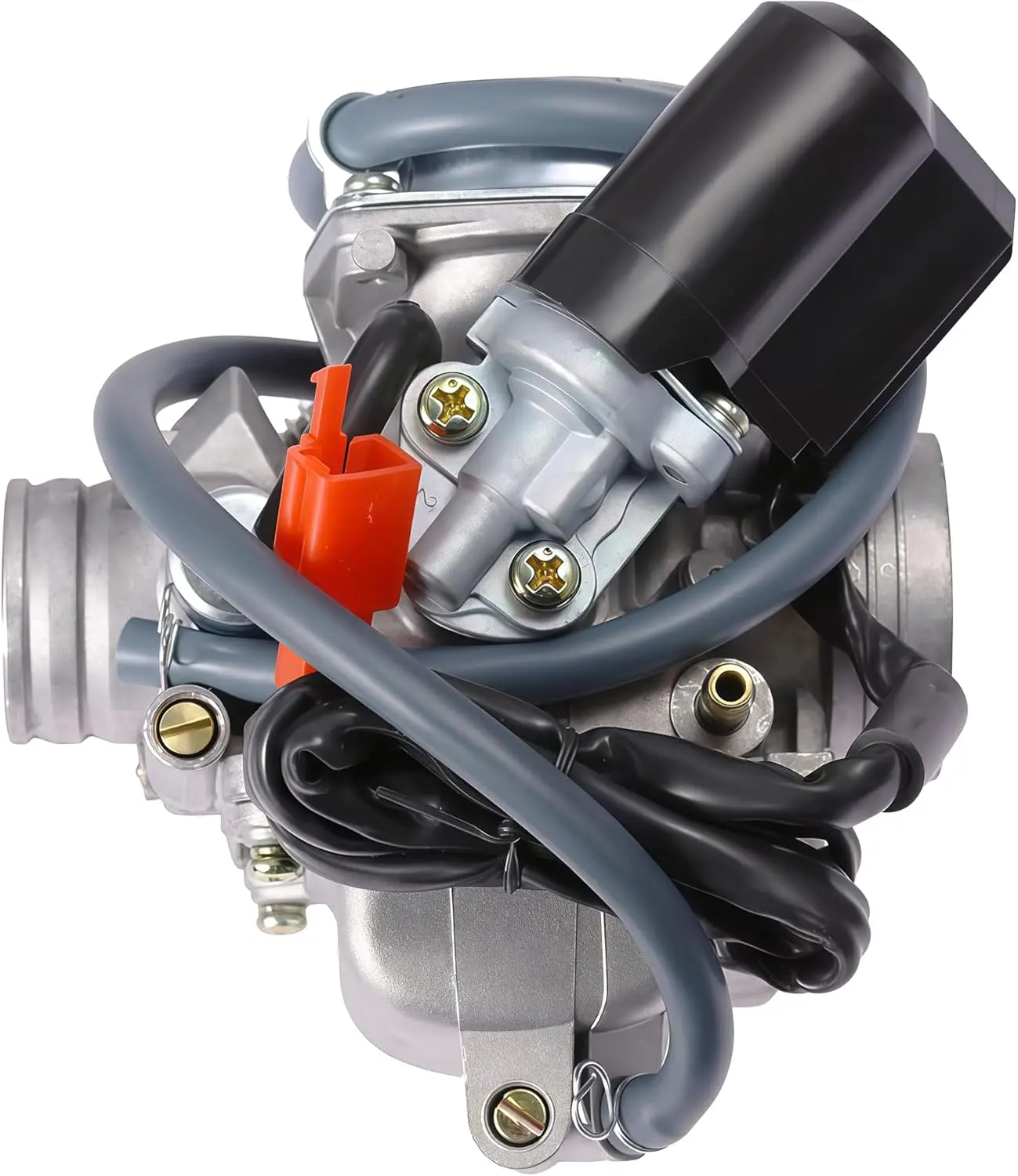 GY6 150cc Carburetor Kit with Intake Manifold Air & Fuel Filter, Compatible with 125cc 150cc 152QMI 157QMJ 4-Stroke Engine, for