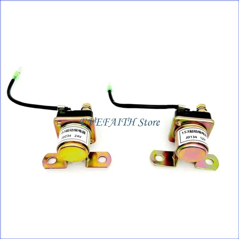 

124B large power Starter Solenoid Relays 12V/24V Replacement Starter Relays Solenoid for ATV Trail UTV Snowmobile Engine