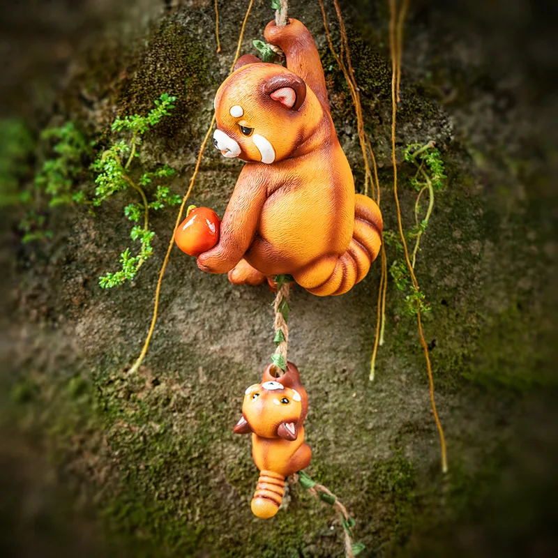 Cute Mother and Child Bear Wall Hanging Outdoor Garden Balcony Homestay Landscaping Decoration Garden Kindergarten Climbing Tree