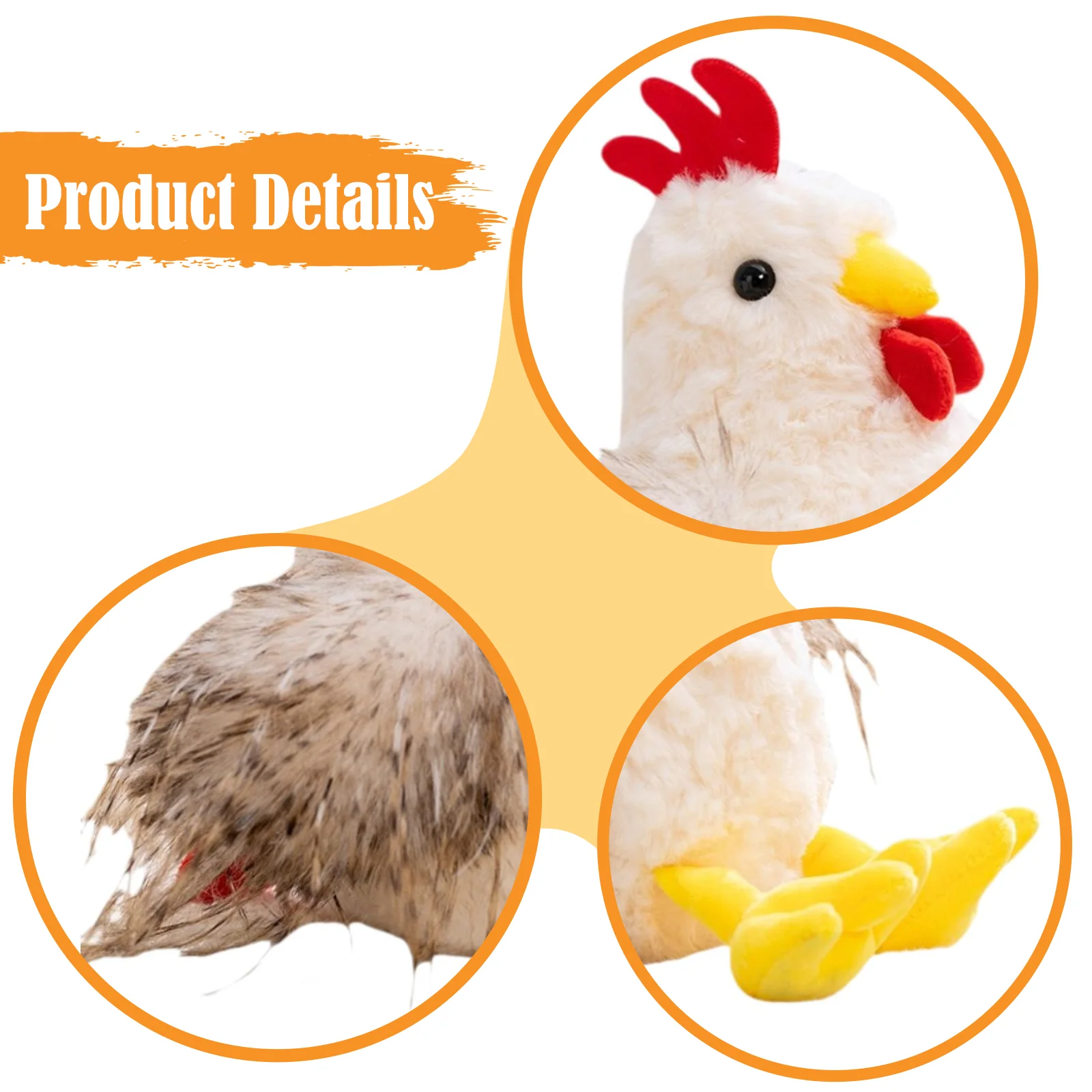 Haan Kip Pluche 11 inch Cartoon Kip Pluche Pop Speelgoed voor Kinderen