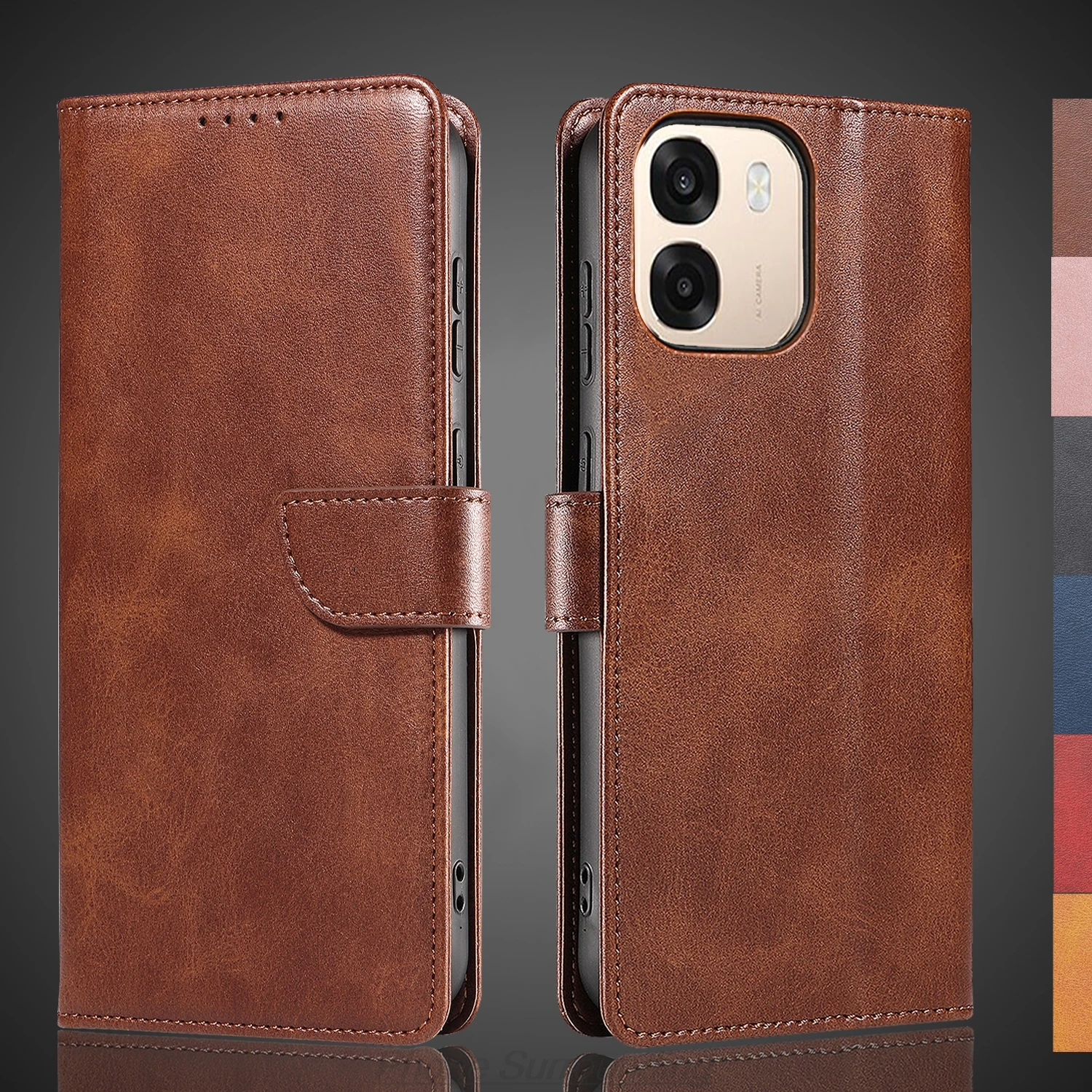 

Wallet Flip Cover Leather Case for OPPO A6 A6s 4G/5G Pu Leather Phone Bags protective Holster Capa Fundas Coque