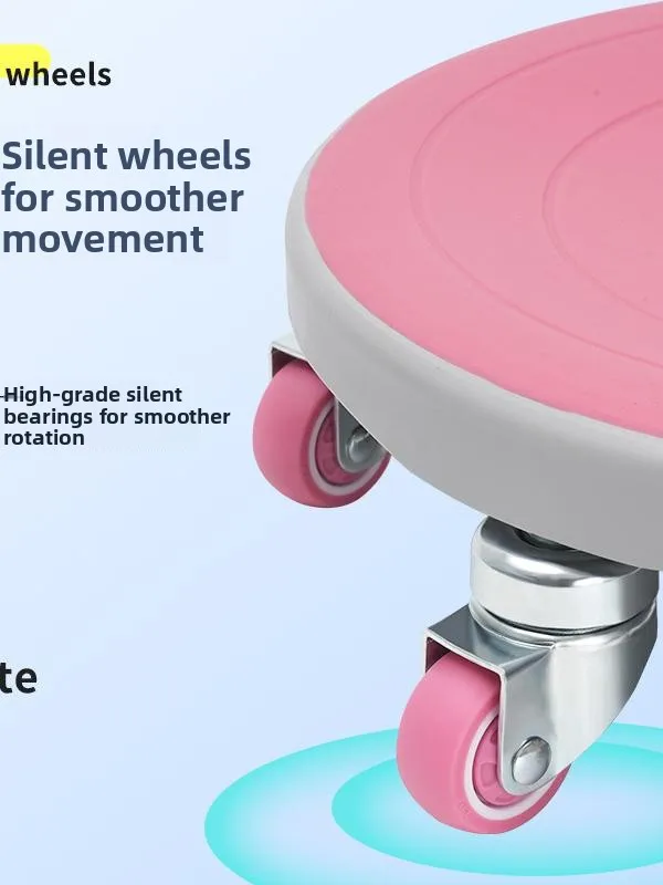 Ultra-quiet Second Generation Abdominal Muscle Disk Home Fitness Equipment Six Wheels Slide Plate Convenient Core Trainer