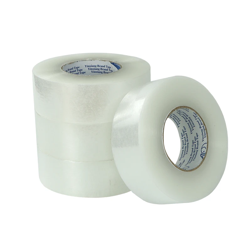 

Прозрачная белая упаковочная лента шириной 44 мм, сверхпрочная упаковочная лента для транспортировки, мобильные уплотнительные декоративные клейкие ленты