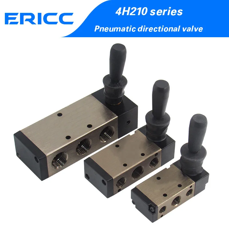 Cylinder pneumatic control switch two position five way reversing valve  4H210-08  manual handle valve 4H310-10 4H410-15
