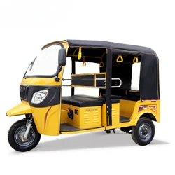 Taxi  Motor Tricycle 3-Wheel Gasoline Passenger Trike 200CC Motorcycle