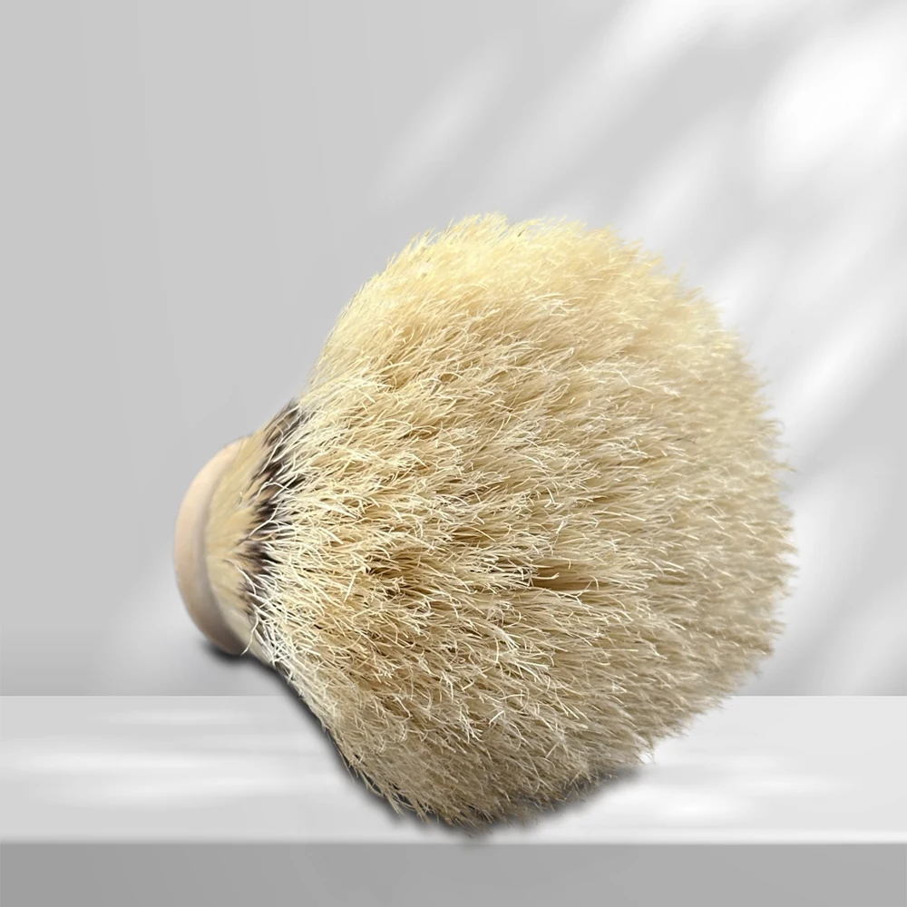 GDMG Brush-Black Apron Fan Shape Boar Bristles Shaving Brush Knot Imitation badger Hair Knot Men's Beard Care Tools