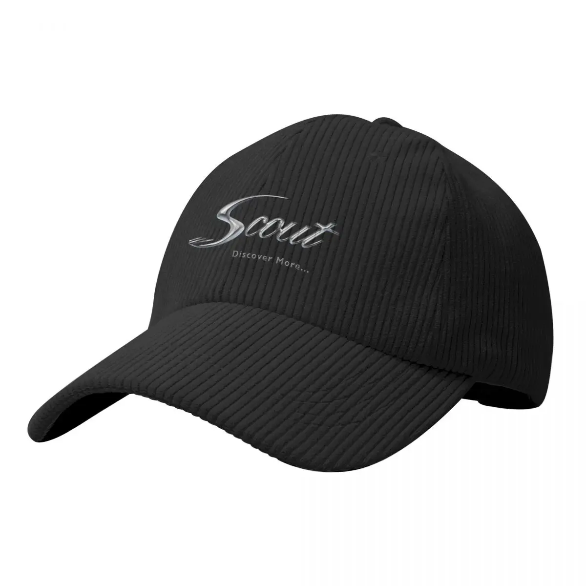 

Scout Chrome Silver Black and White Baseball Cap Hip Hop Anime Hat Beach Men Golf Wear Women's