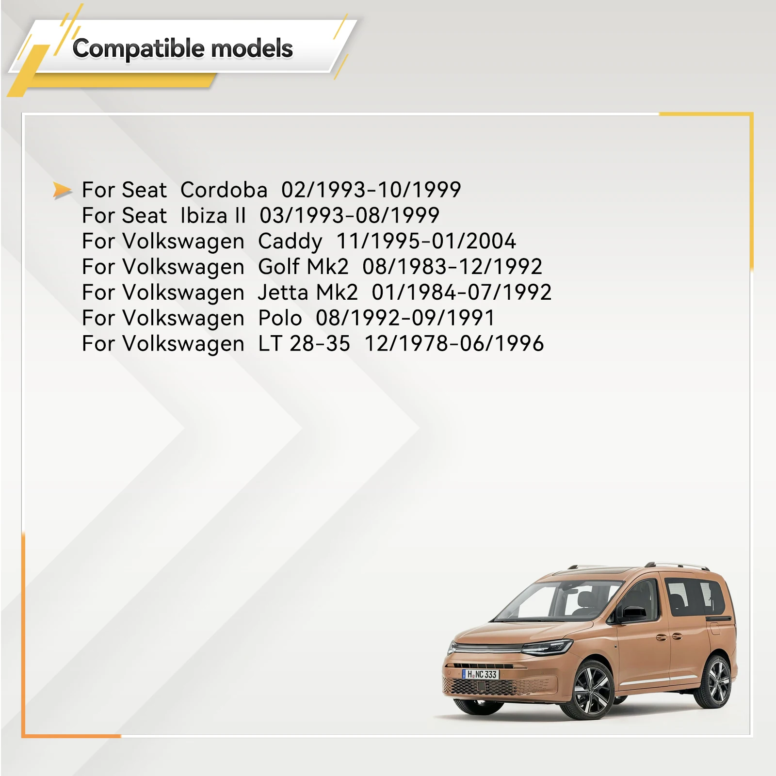 زر مفتاح كهربائي للتحكم في النوافذ ، فولكس فاجن كادي جيتا بولو 6N جولف MK2 + + GTI 6K0959855A ، 1 * * * ، كونسول 3 *