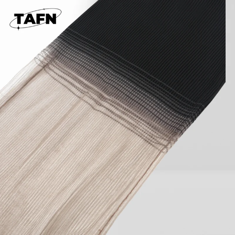 Gradient Knitted Overskirt Beautiful All-Matching Comfortable Temperament High Street Fashionable Beautiful  AG2810