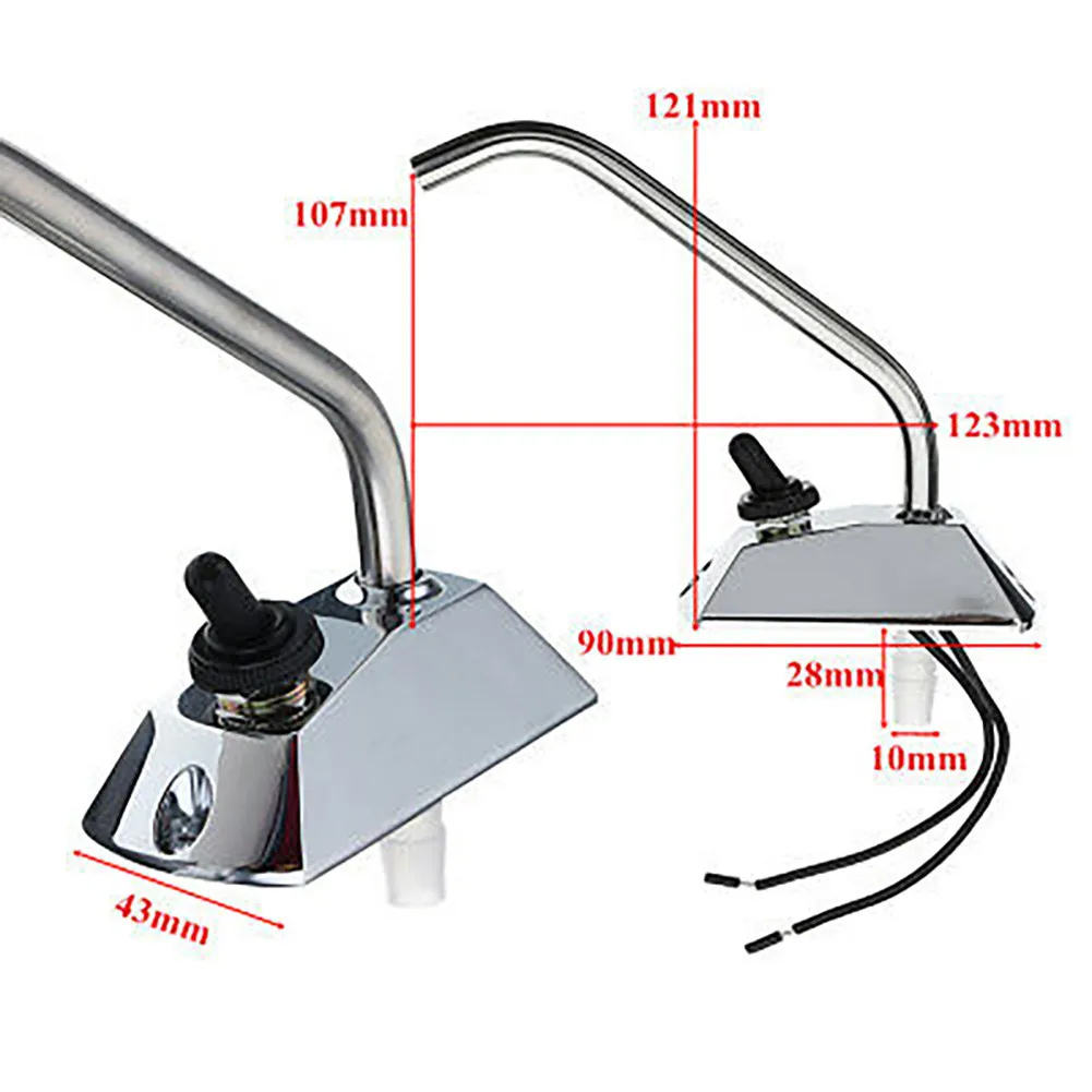 Grifo con bomba de agua eléctrica para caravana, barco, caravana, autocaravana, RV, 12V