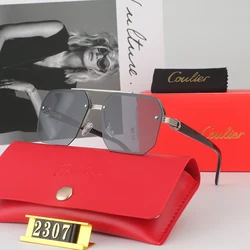 Luxury Brand Fashion Frameless Men SunGlasses Classic Gradient Leisure Sun Glasses Square High Quality Unisex Driving Shades