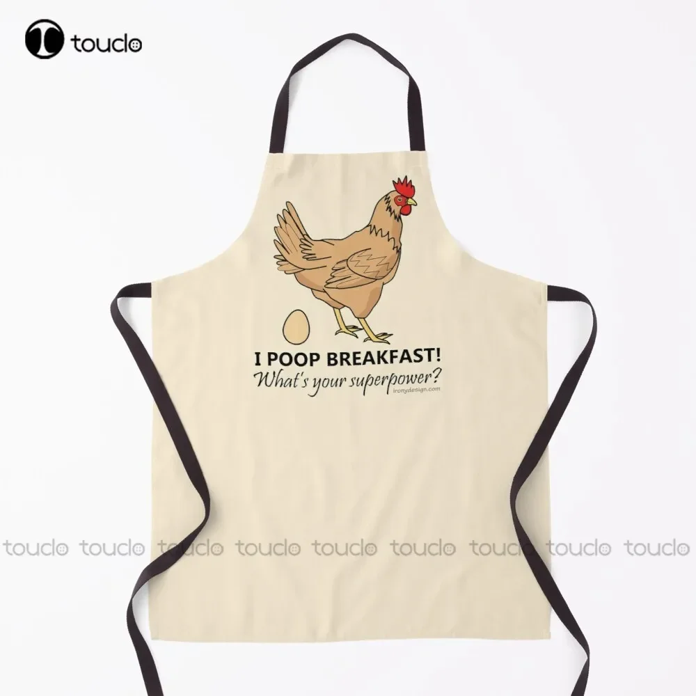 

Куриные какашки для завтрака, забавный дизайнерский фартук, фартук для повара для женщин и мужчин, унисекс, для взрослых, садовый кухонный фартук для уборки дома