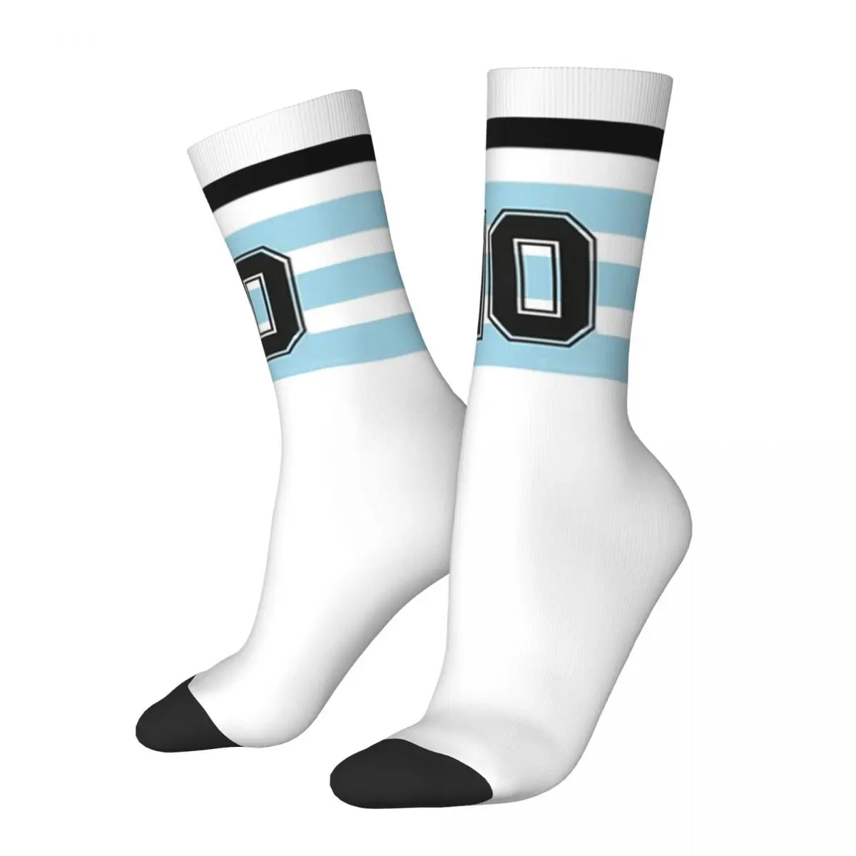 D10S - Argentina 86 Socks08 calzini Harajuku calze assorbenti per il sudore calze lunghe per tutte le stagioni accessori regalo di compleanno Unisex