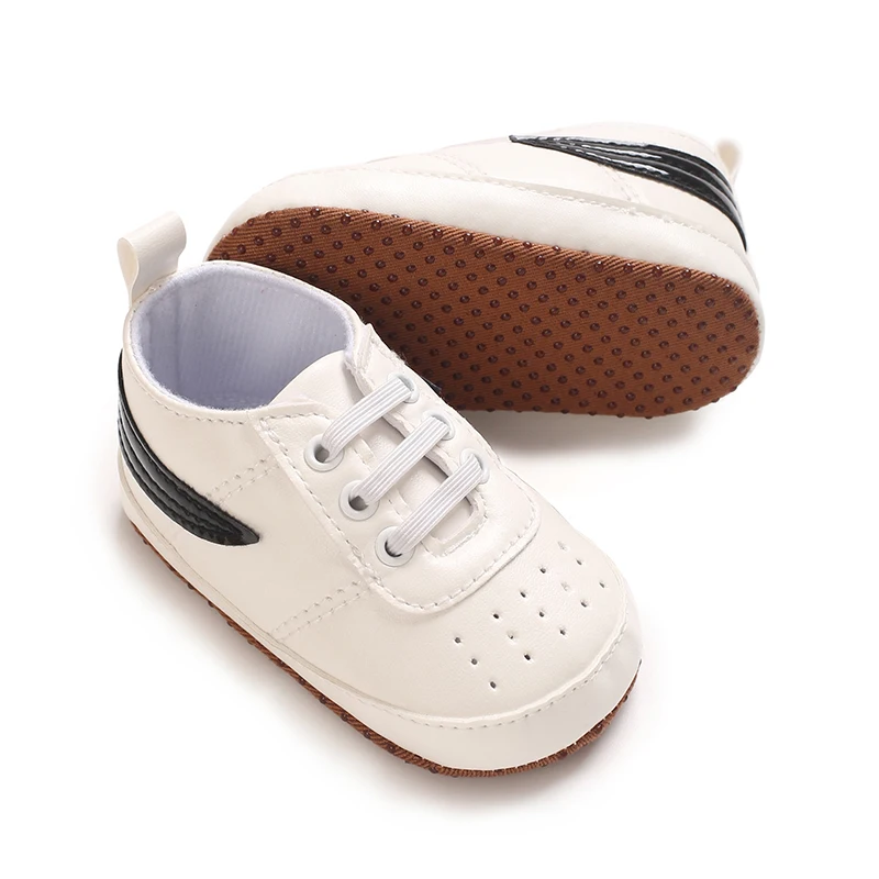 Baby-Sneaker mit weicher Sohle, Neugeborenen-Laufschuhe, rutschfeste PU-Leder-Freizeitschuhe für Kleinkinder von 0-18 Monaten, für Jungen und Mädchen. – Detail 30