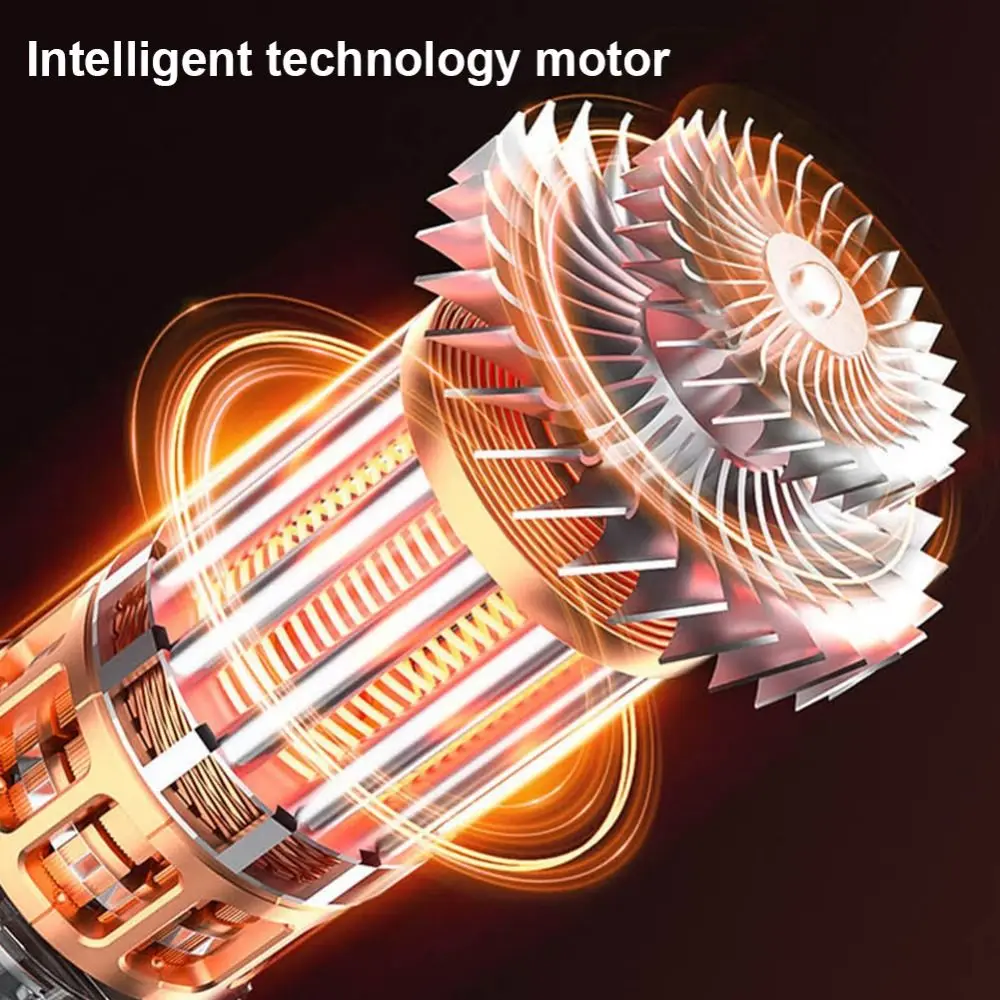 

110000RPM Turbo Violent Fan with Light Brushless Motor Electric Air Duster Rechargeable Power Dispaly Powerful Air Blower