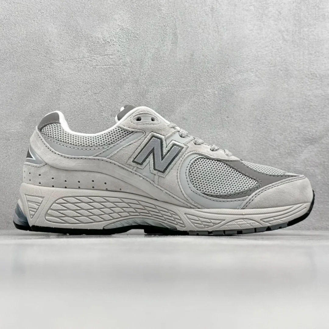 Original New Balance NB 2002R Comfortable Wear Breathable Casual Running Shoes Unisex Medium Grey Sneakers