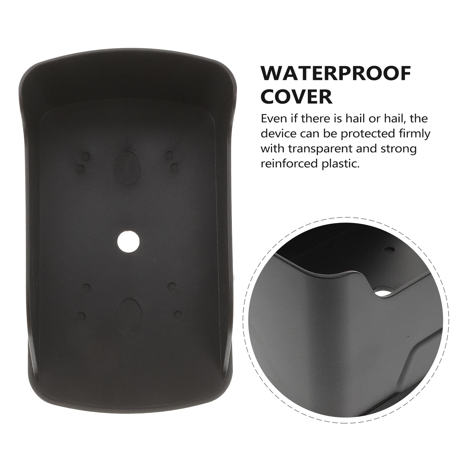 Cubierta impermeable de plástico para timbre de puerta, Protector de lluvia para máquina de asistencia, controlador de huellas dactilares, WIFI