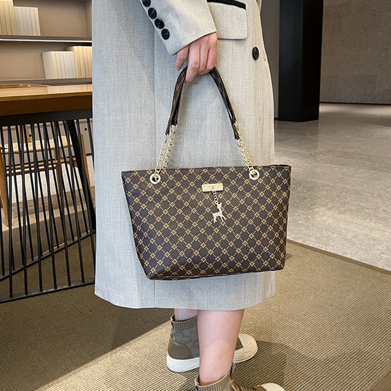 2024 Herbst und Winter Neue Presbyopie-Handtasche Schultertasche Große Kapazität Einkaufstasche Damentasche – Detail 6
