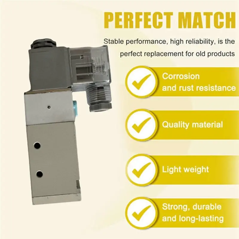 THIVN-5 Way 2 Position Electric Solenoid Valve Pneumatic Dump Valve Gas Reset Control Valve For Air Compressor System