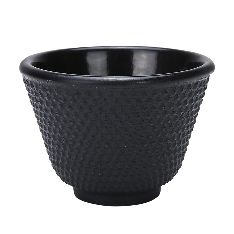 Cast Iron Tea Cups Drinkware Chinese Handmade Kung Fu Coffee Tools Health Care Polka Dot Iron Cup Iron Pot Retro Cup