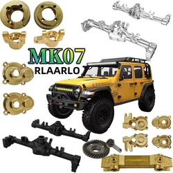 MK07 Metal Upgrade Fittings Rear Axle Front Axle Guard Differential Gear Balance Weight