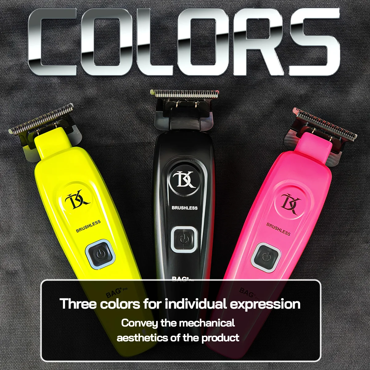 Professional Salon 7200RPM Cordless Hair Trimmer DKBAG 3 Color Optional Hair Clipper DK078 Brushless Motor Men's Barber Machine