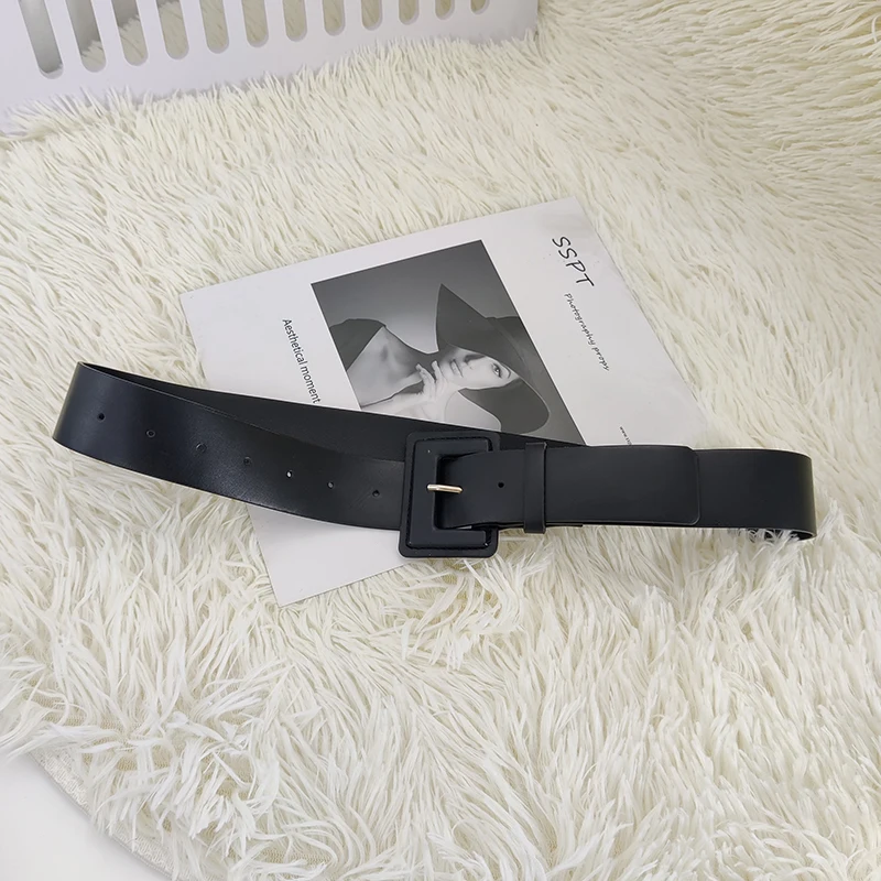 Plus Size Purple Belts For Women Waist Dress Black Corset Belt Female Jeans Red Waistband Brown Students 4cm Width Strap