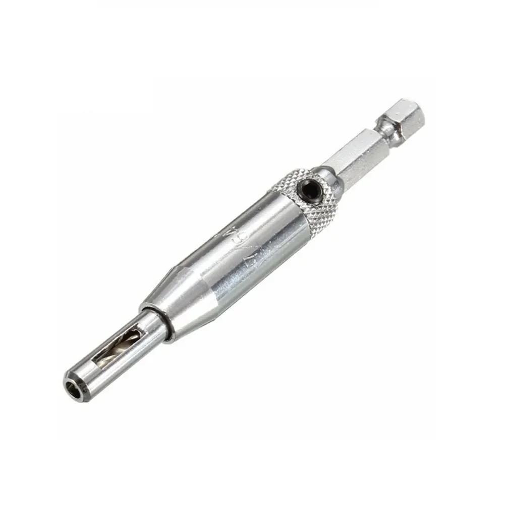 1 Set Self Centering Hinge Drill Bit Door Cabinet Hinge Locating Hole Cutter Woodworking Tool HSS Center Drill Bit 5/64-1/4